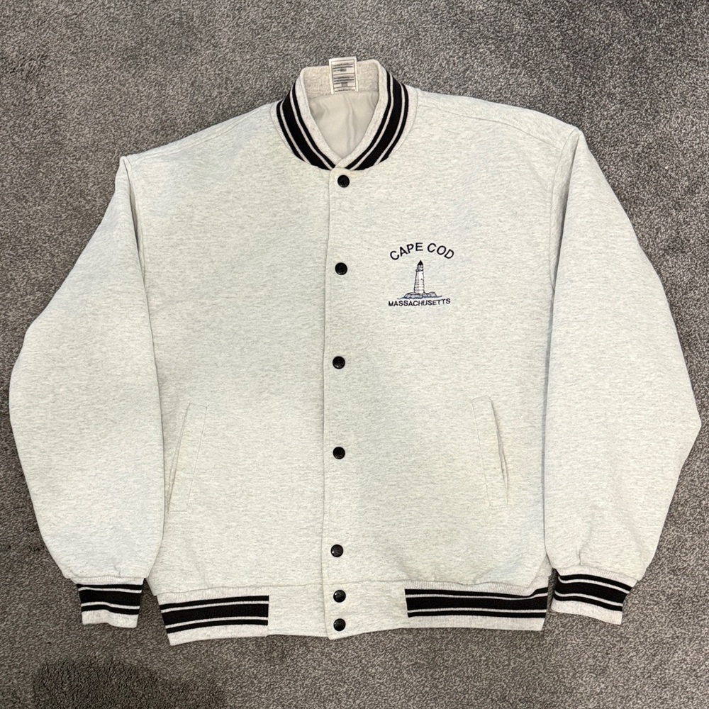 Fruit Of The Loom Gray Varsity Jacket